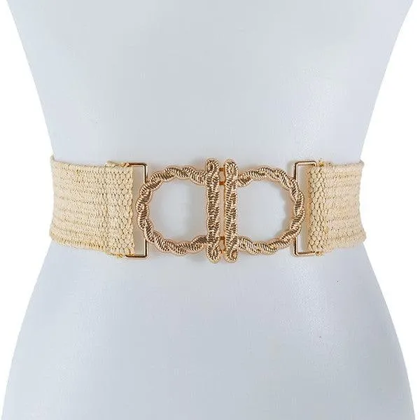 Straw Fashion One Size Belt
